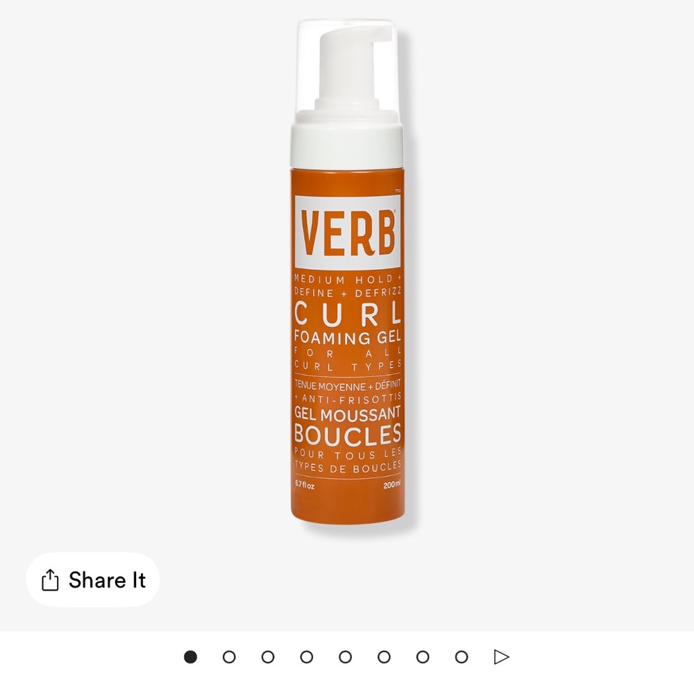 Verb Curl Foaming Gel - Vibrant Orange